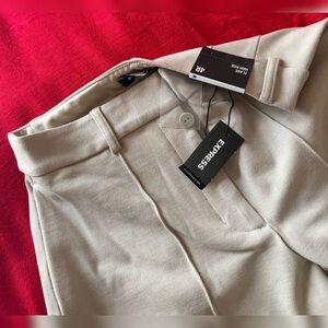 Express Beige Dress Pants